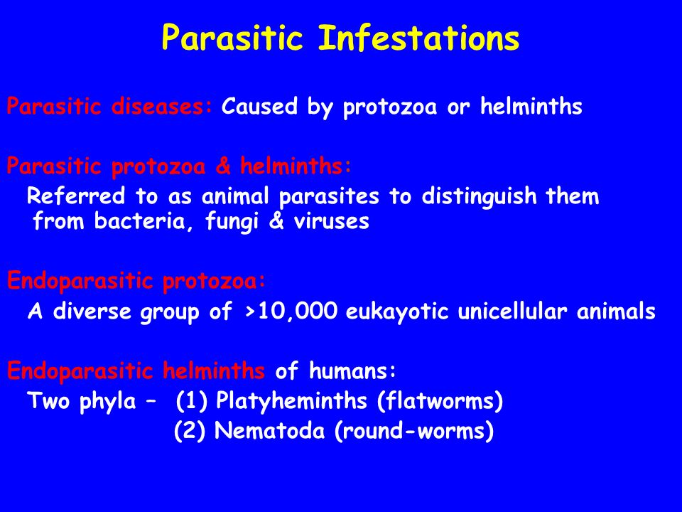 Diseases caused by protozoa